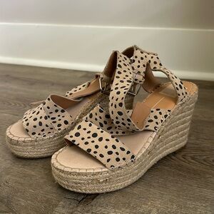 Dolce vita espadrille polka dot